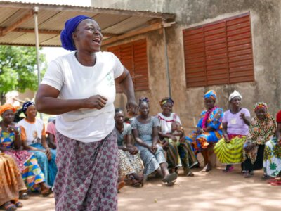 Treffen einer Spargruppe in Burkina Faso.